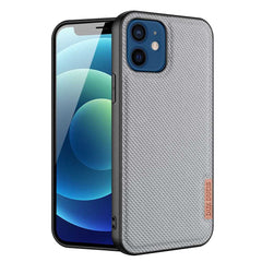 iPhone 12 Pro / iPhone 12 Case Made With PU Leather + TPU - Crystal Blue