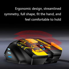 8 Keys 4800 DPI Wired Gaming Mouse