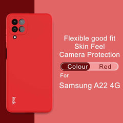 Samsung Galaxy A22 4G Case IMAK Shockproof TPU - Red
