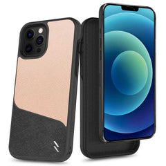 iPhone 12 / iPhone 12 Pro Case ZIZO Protective - Saffiano Blush