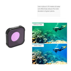 Diving Colour Lens Magenta Filter Compatible with GoPro HERO10 / GoPro HERO9