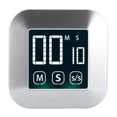 LCD Touch Screen Timer Alarm Countdown Kitchen Clock