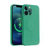 iPhone 13 Pro Case MagSafe Magnetic Ring Shockproof - Green
