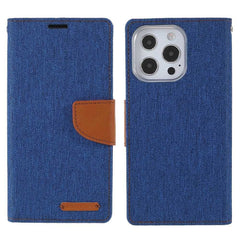 Mercury Canvas Best Quality iPhone 13 Pro Secure Case Blue