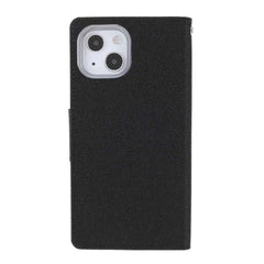 iPhone 13 Case Mercury Canvas With 3 Cards Slots - Black
