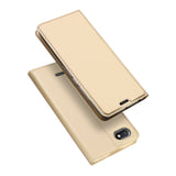 Xiaomi Redmi 6A Case With PU Leather Made With - Gold
