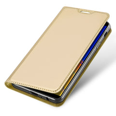 Samsung J4 Plus Case Made With PU Leather and TPU - Gold