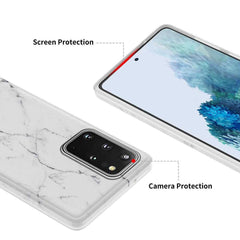 Samsung Galaxy S20 Plus Case Marble Pattern IMD - Black