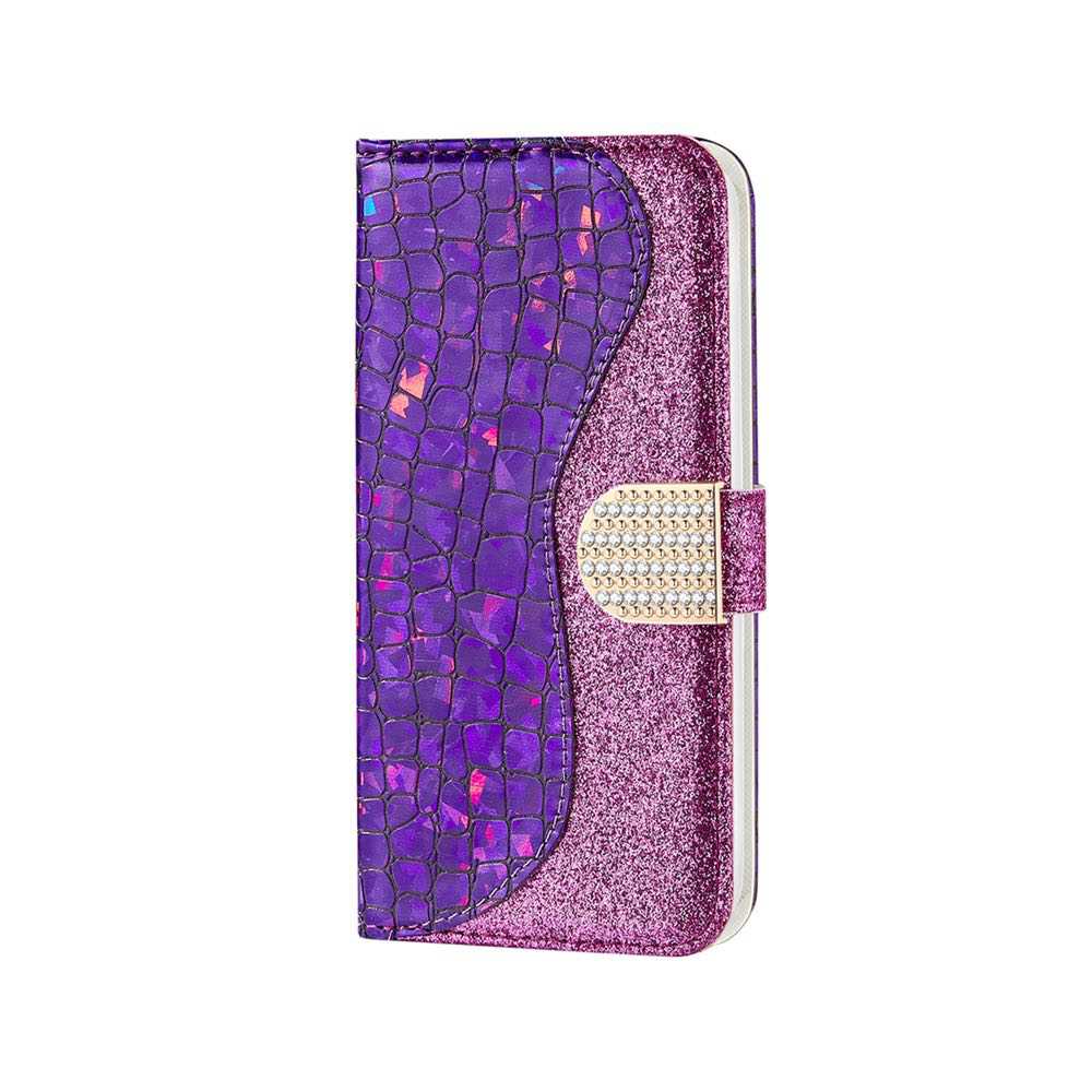 Samsung Galaxy S21 Plus Case Made With PU Leather + TPU - Purple