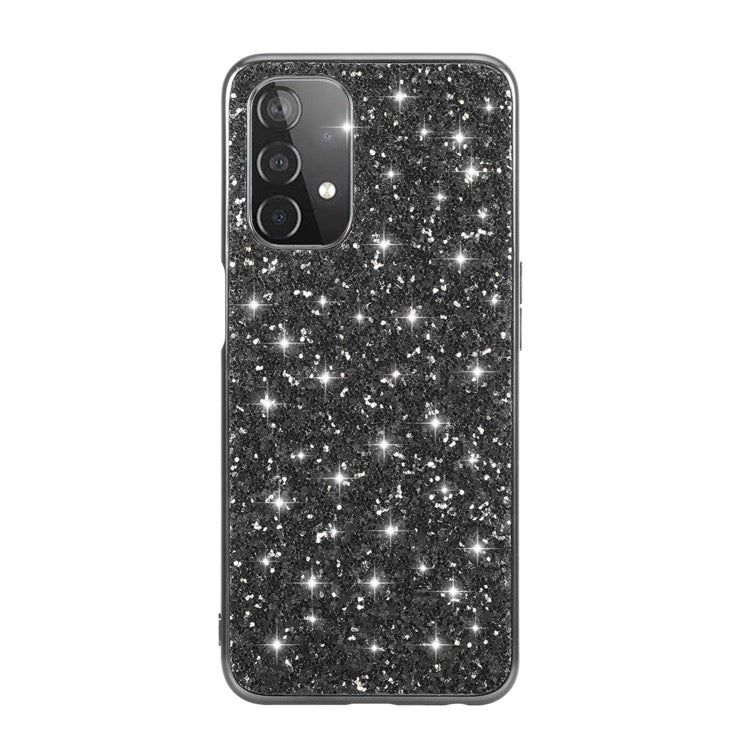 Samsung Galaxy A23 Case Glitter Powder Shockproof - Black