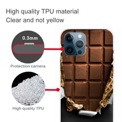 iPhone 12 / iPhone 12 Pro Case Made With TPU - Square Chocolate Pattern