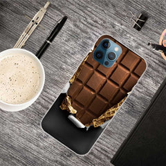 iPhone 12 / iPhone 12 Pro Case Made With TPU - Square Chocolate Pattern