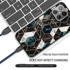 iPhone 12 / iPhone 12 Pro Case With TPU - Marble Skin Pattern