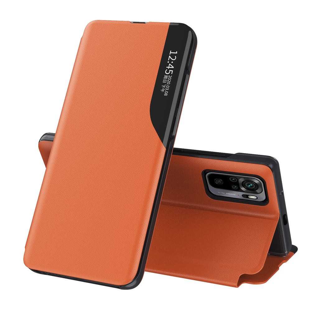Xiaomi Redmi Note 10 4G / Note 10S Case Side Display - Orange