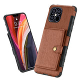 iPhone 12 Mini Case Made With PU Leather and TPU - Brown