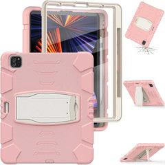 iPad Pro 12.9 2022 / 2021 Case Shockproof 3-Layer Protection - Pink
