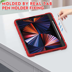 iPad Pro 12.9 2022/2021 Case Shockproof 3-Layer Protection - Red
