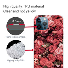 iPhone 12 / iPhone 12 Pro Case With Soft TPU - Rose Printing