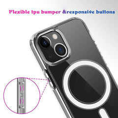 iPhone 13 Case With MagSafe Magnetic Ring - Transparent
