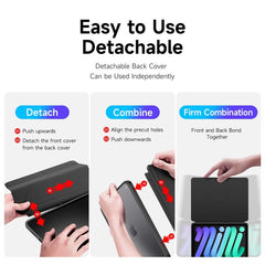 iPad Mini 6 Case DUX DUCIS MAGI Series Detachable - Black