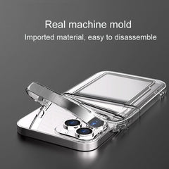 iPhone 12 Pro Case with Dual Card Slot Shockproof Protection - Clear