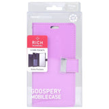 iPhone 14 Plus Case MERCURY GOOSPERY Rich Diary - Purple