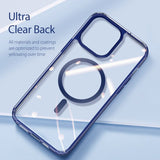 iPhone 14 Pro Case DUX DUCIS Clin2 Series Clear MagSafe - Blue