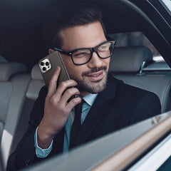 iPhone 14 Pro Case DUX DUCIS Naples Series MagSafe Protective - Coffee