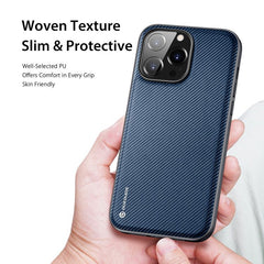 iPhone 14 Pro Max Case DUX DUCIS Fino Series - Blue