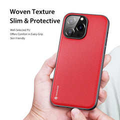 iPhone 14 Pro Max Case DUX DUCIS Fino Series - Red
