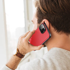 iPhone 14 Pro Max Case DUX DUCIS Fino Series - Red