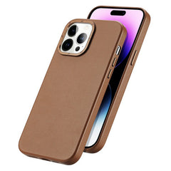 iPhone 14 Pro Max Case DUX DUCIS Grit Series MagSafe Protective - Brown