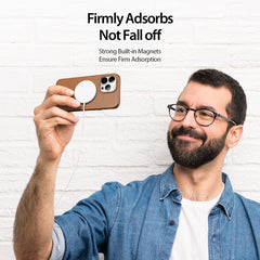 iPhone 14 Pro Max Case DUX DUCIS Grit Series MagSafe Protective - Brown