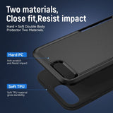 iPhone 8 Plus / iPhone 7 Plus Case Made With PC + TPU - Black