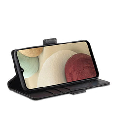 Samsung Galaxy A22 5G Case LC.IMEEKE Magnetic Buckle Flip - Black