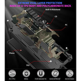 Samsung Galaxy S22 Ultra Case Camouflage Shockproof Army Green