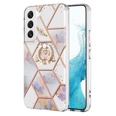 Samsung Galaxy S23 5G Case Splicing Marble IMD - Crown