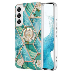 Samsung Galaxy S23 5G Case Splicing Marble IMD - Flower