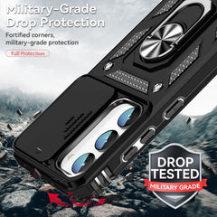 Samsung Galaxy S23 5G Case With Camera Shield Cover - Black