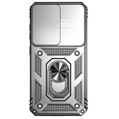 Samsung Galaxy S23 5G Case With Camera Shield Cover - Silver