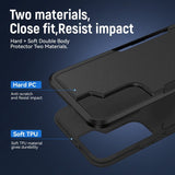 Samsung Galaxy S23 Plus 5G Case Made With PC and  TPU - Black