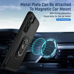 Samsung Galaxy S23 Plus 5G Case With Metal Ring Holder - Black