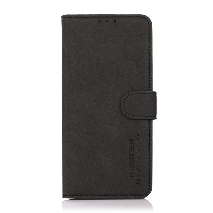 Samsung Galaxy S23 Ultra 5G Case Matte Texture Secure Flip Wallet - Black