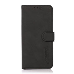 Samsung Galaxy S23 Ultra 5G Case Matte Texture Secure Flip Wallet - Black