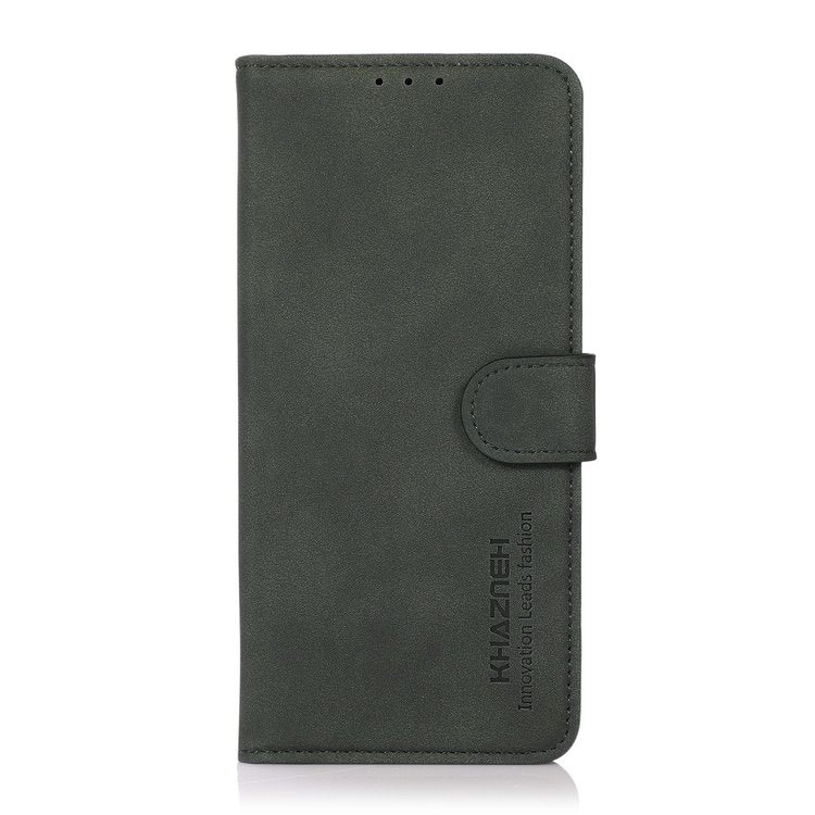Samsung Galaxy S23 Ultra 5G Case Matte Texture Secure Flip Wallet - Dark Green