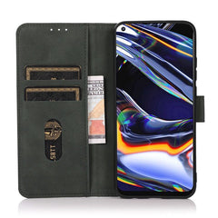Samsung Galaxy S23 Ultra 5G Case Matte Texture Secure Flip Wallet - Dark Green