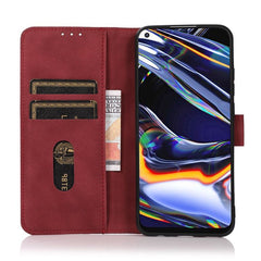 Samsung Galaxy S23 Ultra 5G Case Matte Texture Secure Flip Wallet - Red