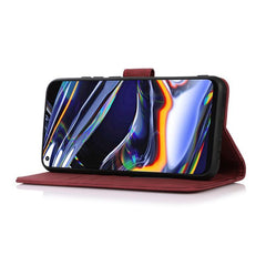 Samsung Galaxy S23 Ultra 5G Case Matte Texture Secure Flip Wallet - Red