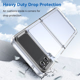 Samsung Galaxy Z Flip 3 5G Case Shockproof Protective - Transparent
