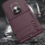 Samsung Galaxy Z Flip 4 5G Case GKK Carbon Brazing Pattern - Black